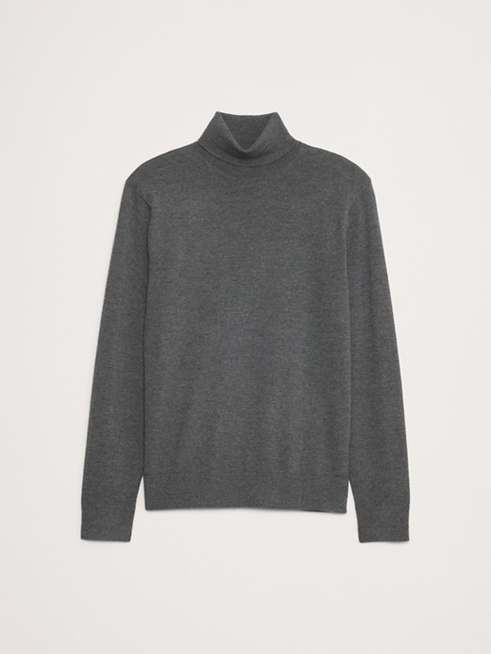 Banana Republic Charcoal Gray Turtleneck Wool Long Sleeve